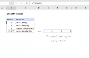 Excel ROW function Exceljet